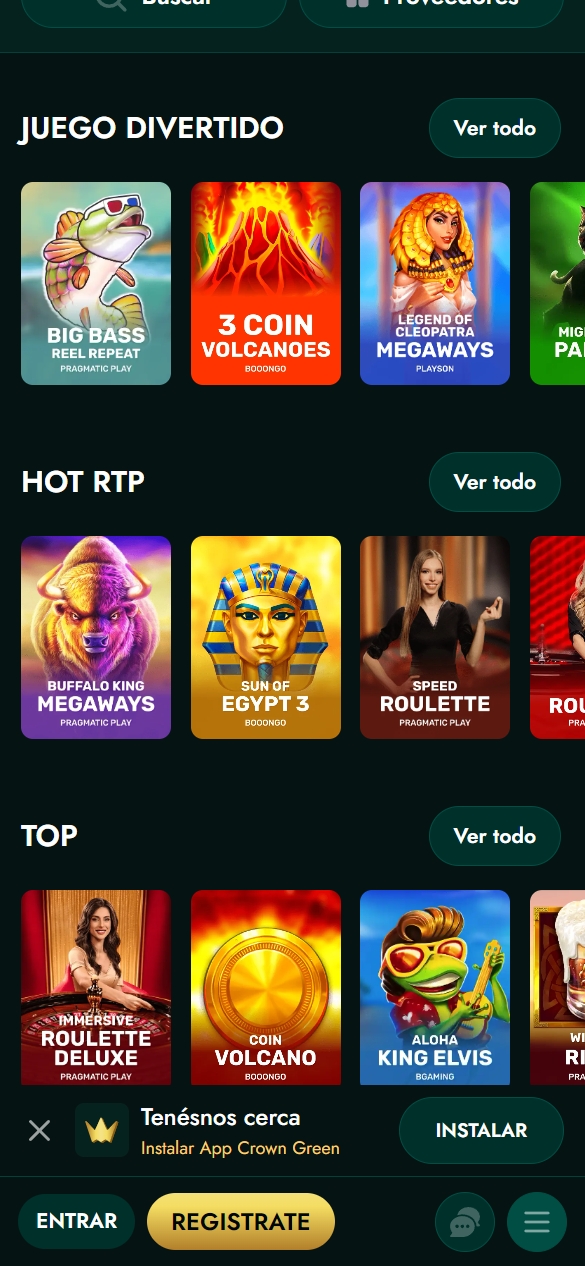 Casino section